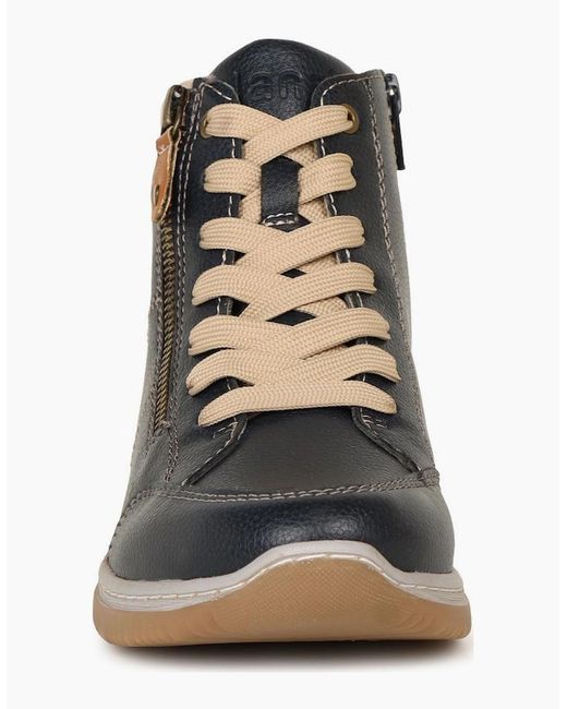 Softline Blue Dovedale Ankle Boots