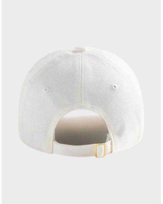 Casablanca White Casa Temple Rubber Patch Cap for men