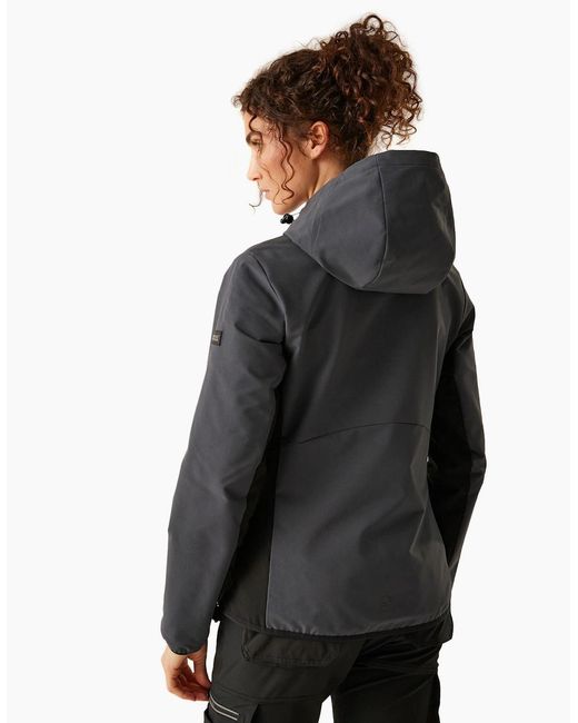 Regatta Black Professional /Ladies Ada Stretch Soft Shell Jacket