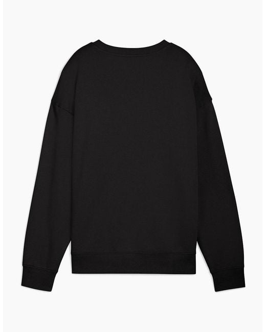 PUMA Black Elevated Comfort Crew Sweatshirt