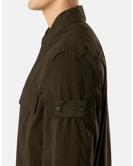 Stone Island Green Ghost 1200044 Overshirt for men