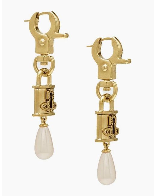 Vivienne Westwood Metallic Celestia Small Earrings