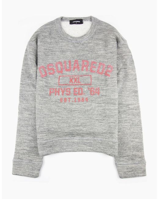 DSquared² White Dsquared Xxl Sweatshirt Marl for men