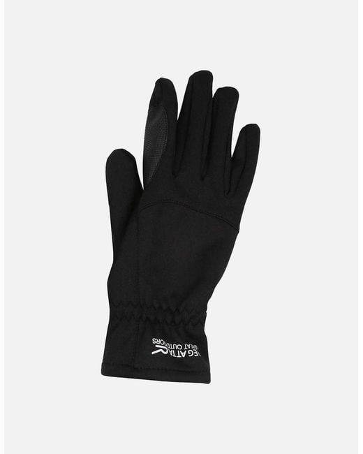 Regatta Black Adult Iii Softshell Gloves