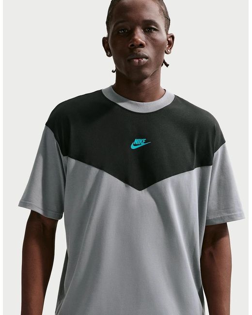 Nike Gray Sportswear T-Shirt/ Logo for men
