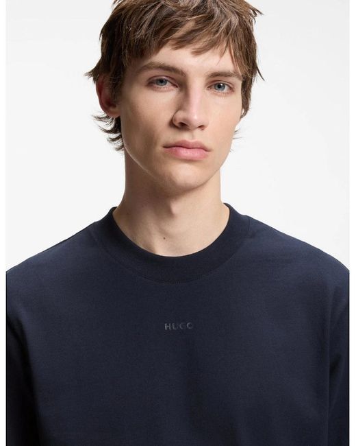 Boss Blue Hugo Dapolino T-Shirt S2-26 406 Dk for men