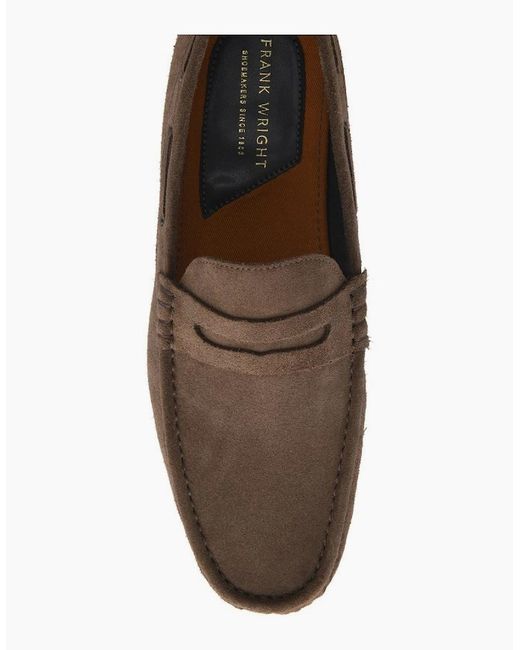 Frank Wright Brown Duggan Loafers for men