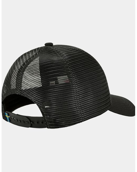 Fjallraven Black Langtradarkeps Cap