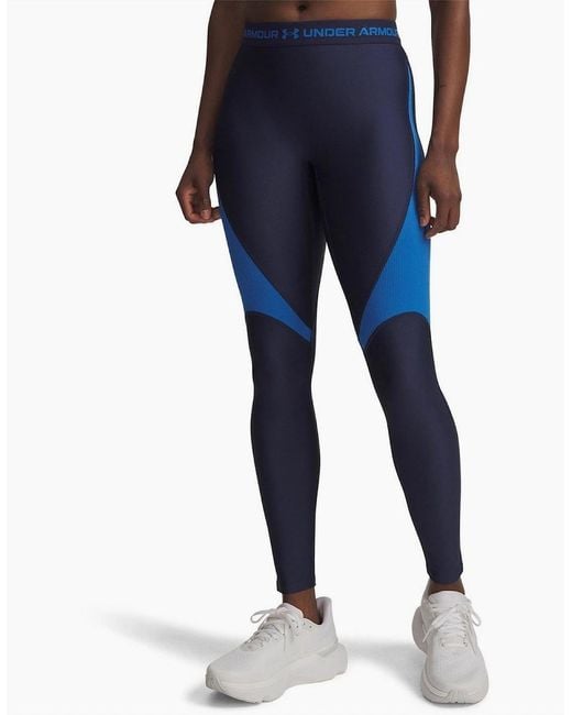 Under Armour Blue Ribbed Compression Leggings