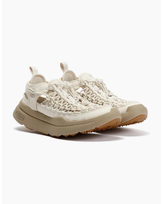 Keen White Uneek Wk Birch/ Plaza Taupe Trainers