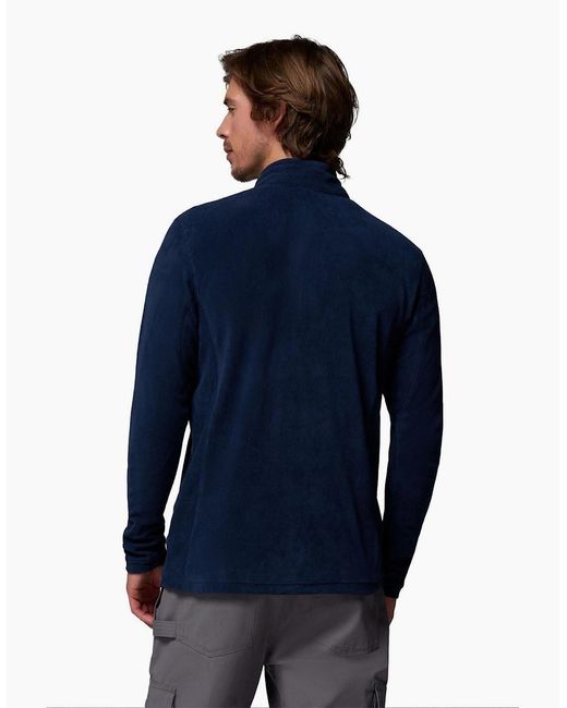 Columbia Blue Klamath Range Ii Half Zip Fleece Jacket for men