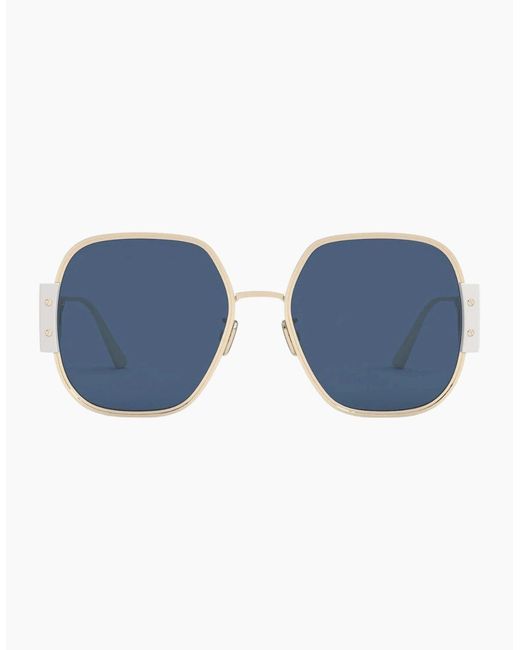 Dior Blue 30Montaigne Ivory Frame Lens Sunglasses