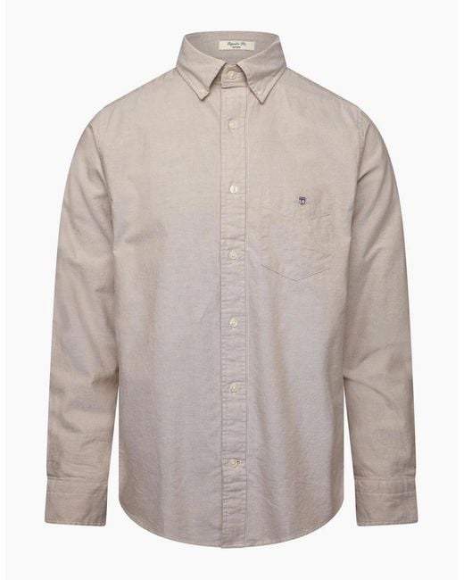 Gant Gray Reg Classic Oxf for men