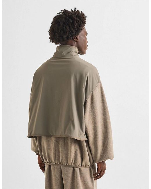 Fear Of God Gray Quarter Zip Fleece for men