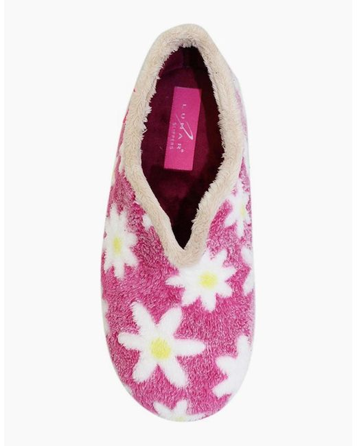 Lunar Pink Daisy Slippers