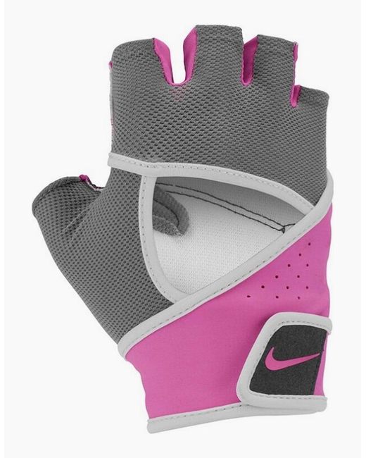 Nike Pink Ladies Gym Premium Sport Fingerless Gloves