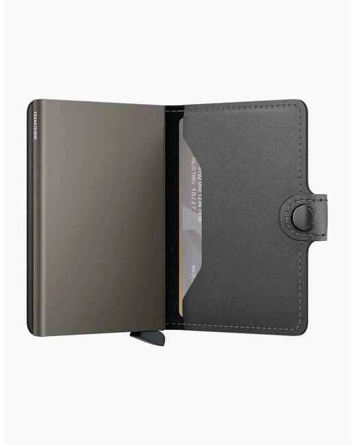 Secrid Gray Mini Wallet for men