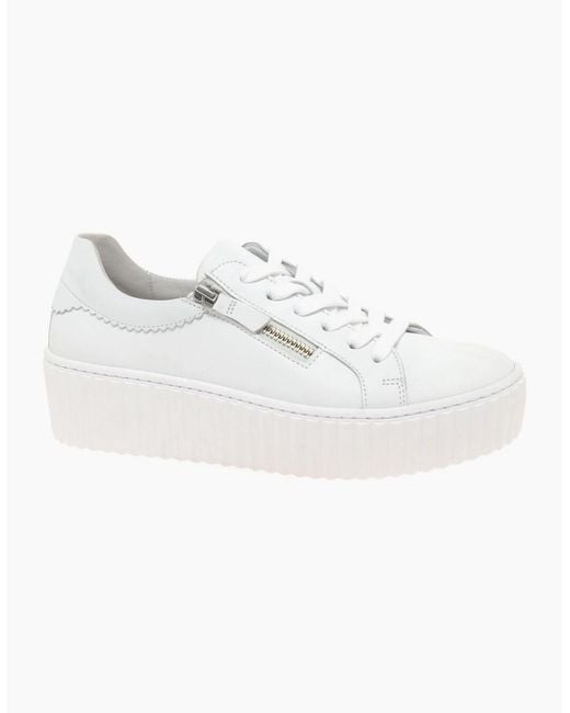 Gabor White Dolly Trainers