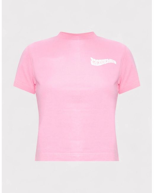 Jacquemus Pink Le T-Shirt Camargue