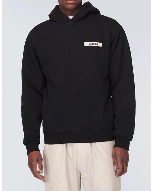 Jacquemus Black "Le Hoodie Gros Grain" Hoodie for men