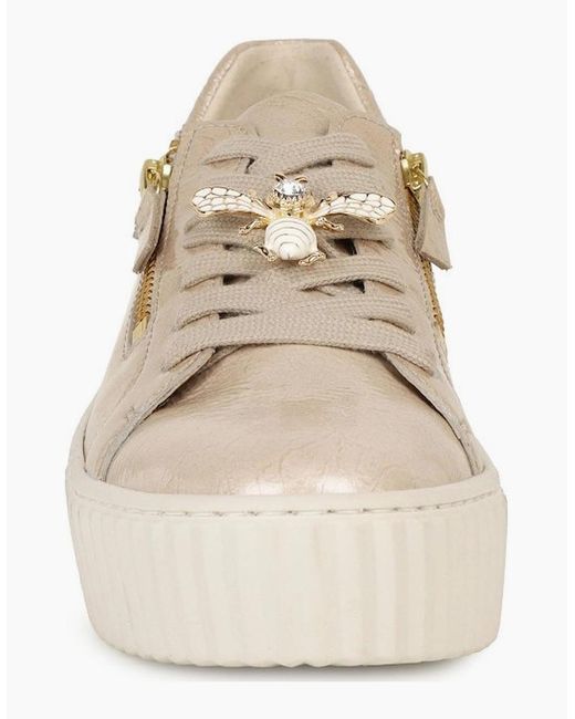 Gabor Natural Dotcom Trainers