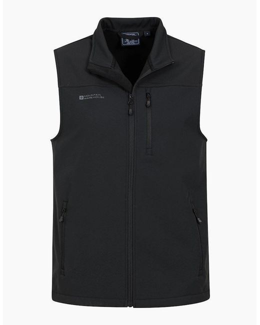 Mountain Warehouse Black Grasmere Gilet for men