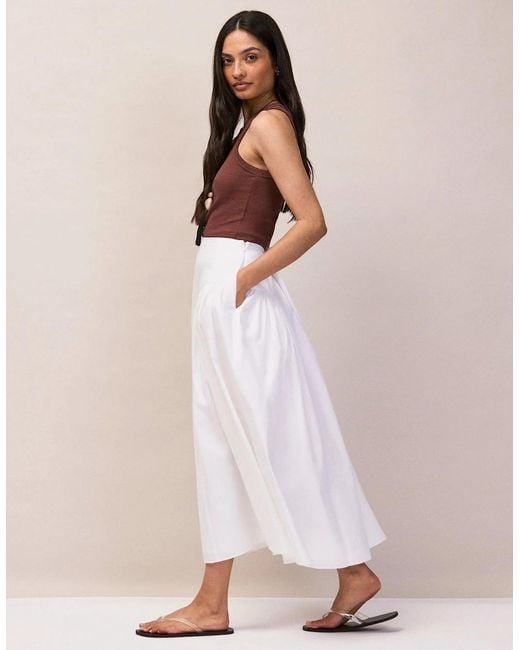 Ro&zo Natural Cotton Gathered Skirt