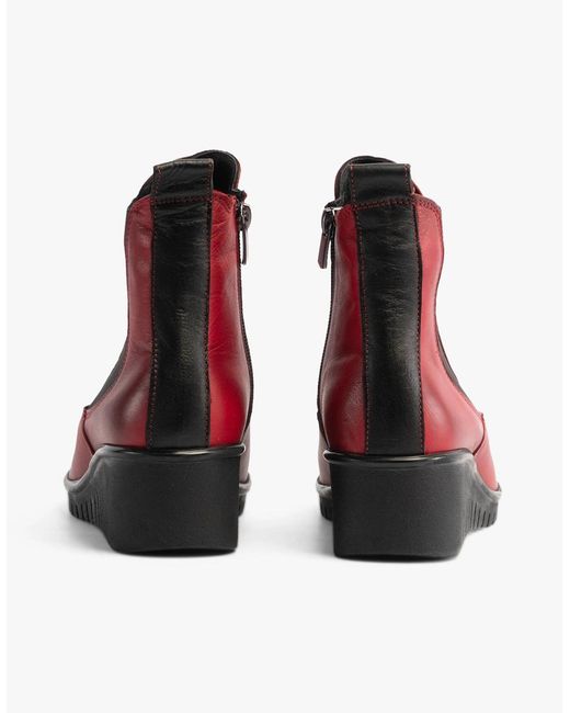 Lotus Red Dresden Boots