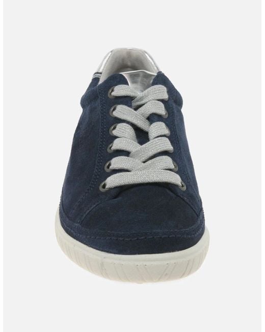 Gabor Blue Amulet Wide Fit Sneakers