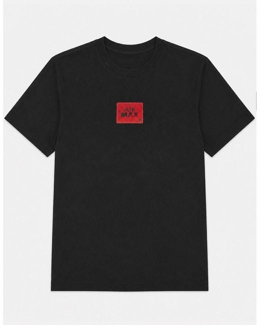 Nike Air Max Black Sportswear Graphic Logo T Shirt for men