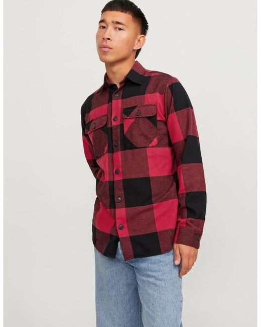 Jack & Jones Red Oshirtls for men