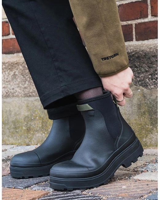 Tretorn Black Blasia Wellington Boot