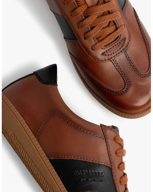 Josef Seibel Brown Joleen 03 Court Trainers Tan