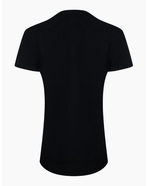 Love Moschino Black Layered Logo T-Shirt