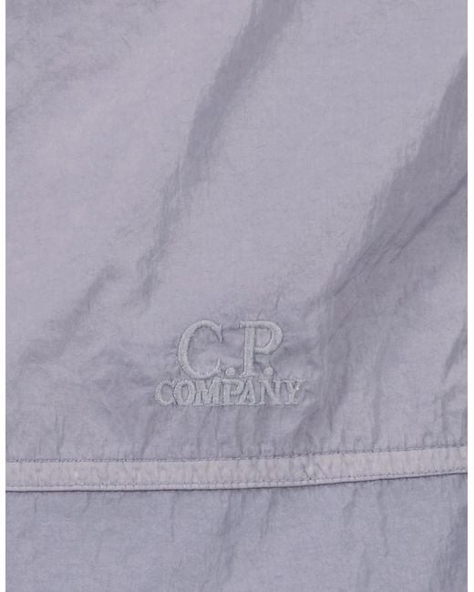 C P Company Blue Chrome-R Overshirt Jacket for men