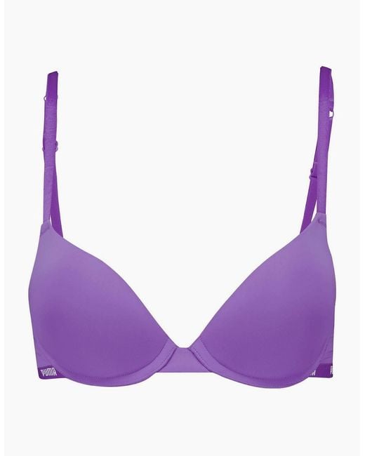 PUMA Purple Push Up Bra