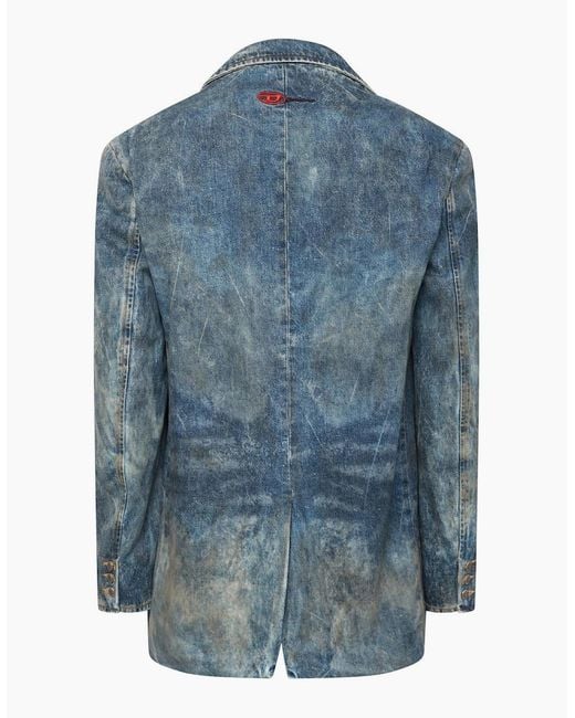 DIESEL Blue D Over Dd Denim Jacket for men