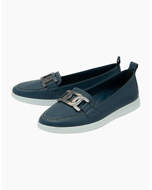 Lotus Blue Magali Loafers
