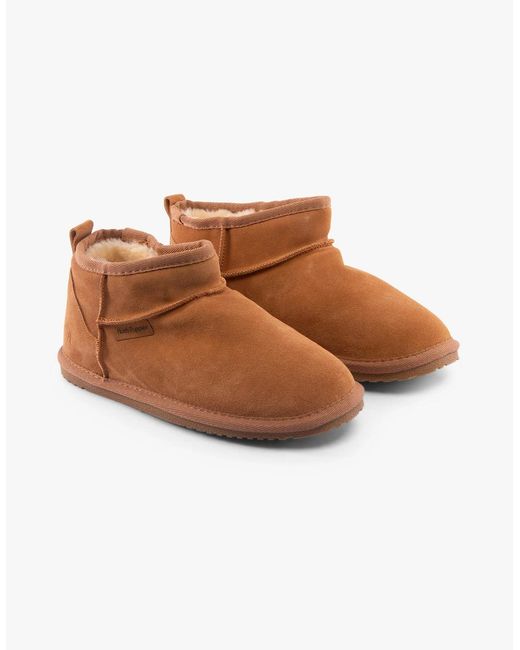 Hush Puppies Brown Ashanti Slippers Tan