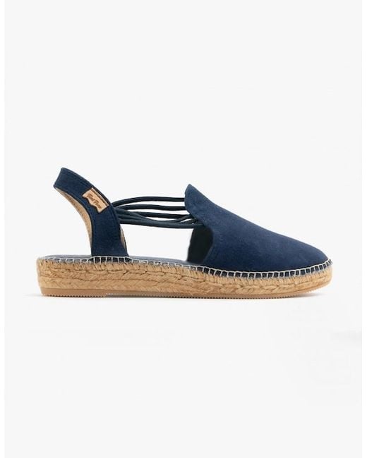 Toni Pons Blue Nuria Suede Espadrille Sandals