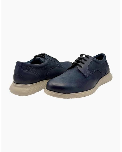 Rockport Blue Total Motion Plain Toe Walking Shoes for men