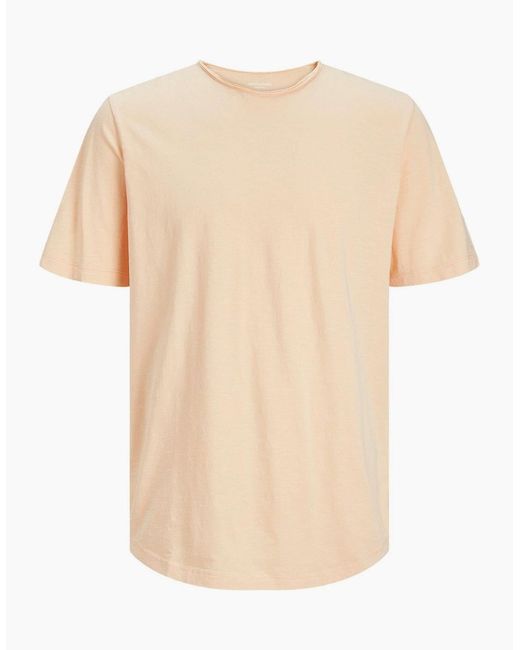Jack & Jones Natural Crew Neck Regular Fit T-Shirt for men