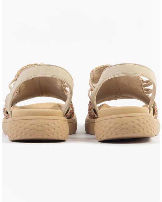 Rieker White V1541-90 Sandals