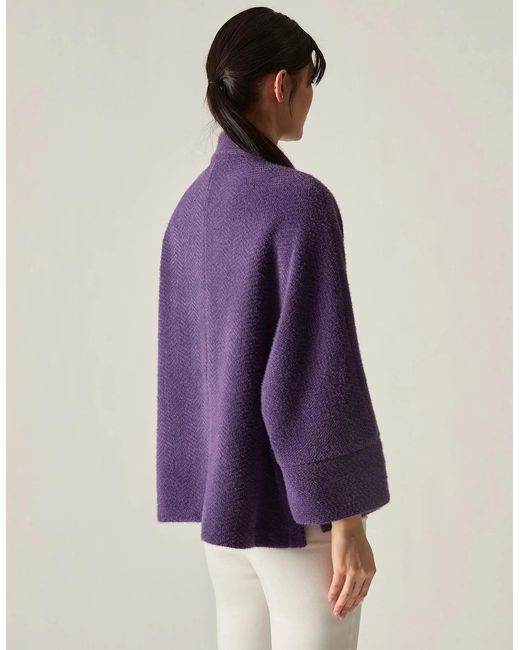 James Lakeland Purple Batwing Jacket