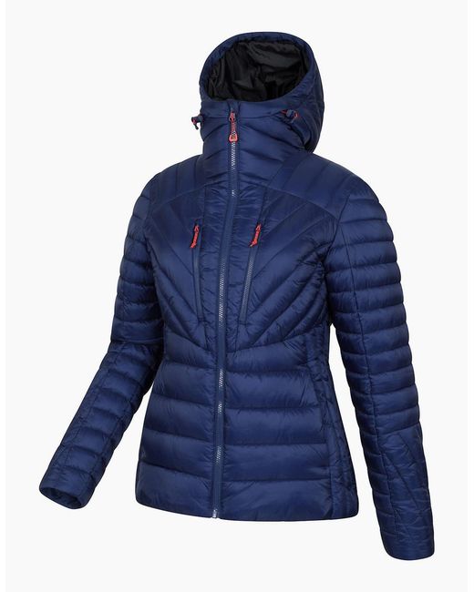 Mountain Warehouse Blue Ladies Sky Padded Jacket