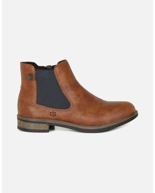 Rieker Brown Minnesota Chelsea Boots