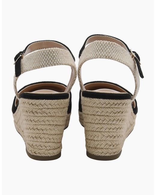 Ravel Black Denwick Espadrille Wedges