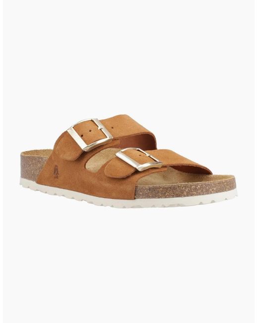Hush Puppies Brown Brixley Mules