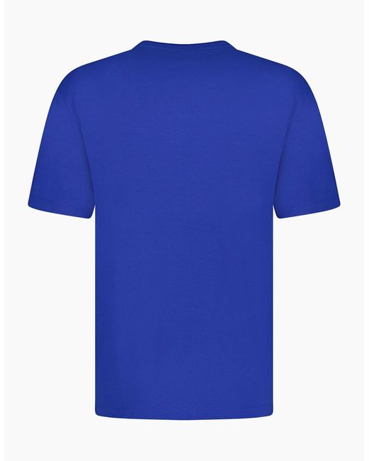 Boss Blue Boss Logo Colour Block T-Shirt for men