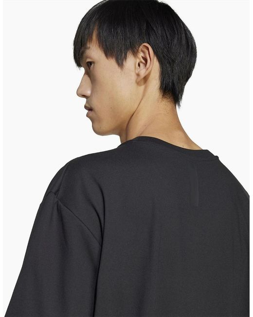Adidas Black Z.N.E Regular Fit Crew Neck T-Shirt for men